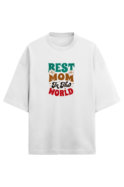 Best MOM Terry Oversized T-Shirt