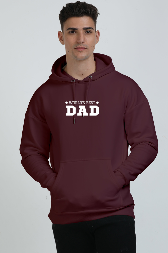 World's Best Dad Heavyweight Oversized Hooded Sweatshirt