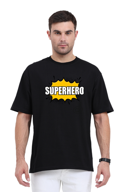 My Dad Super Hero Oversized Classic T Shirt