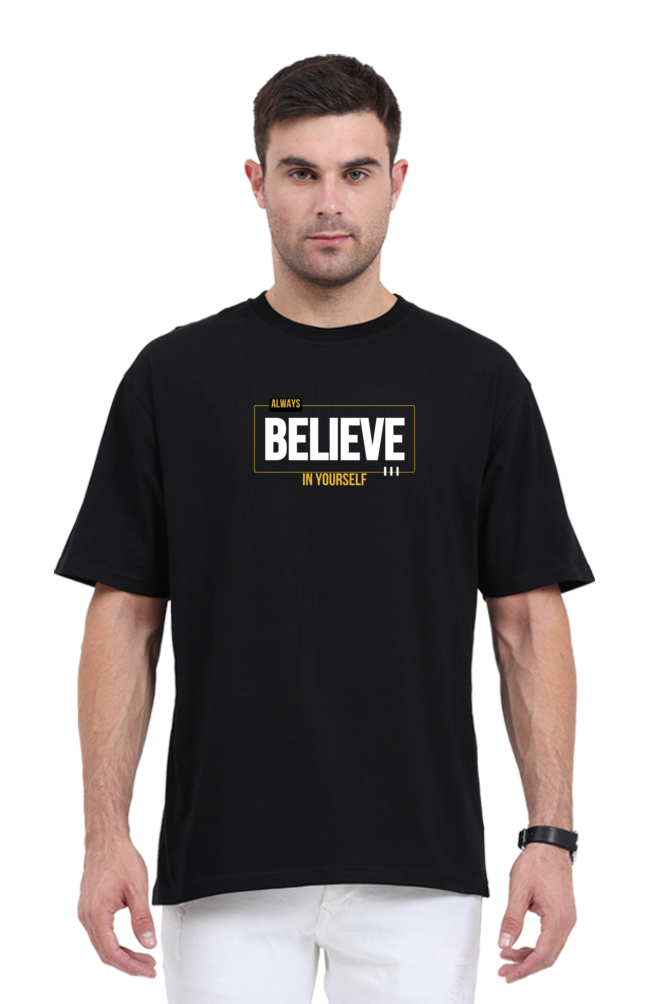 BELIEVE YOURSELF Oversized Classic T Shirt