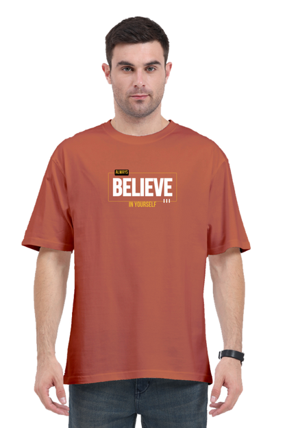 BELIEVE YOURSELF Oversized Classic T Shirt