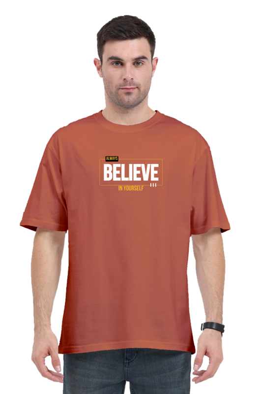 BELIEVE YOURSELF Oversized Classic T Shirt