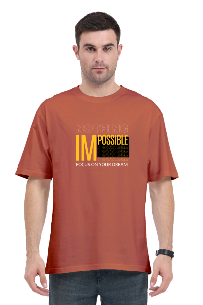 NOTHING IMPOSSIBLE Oversized Classic T Shirt