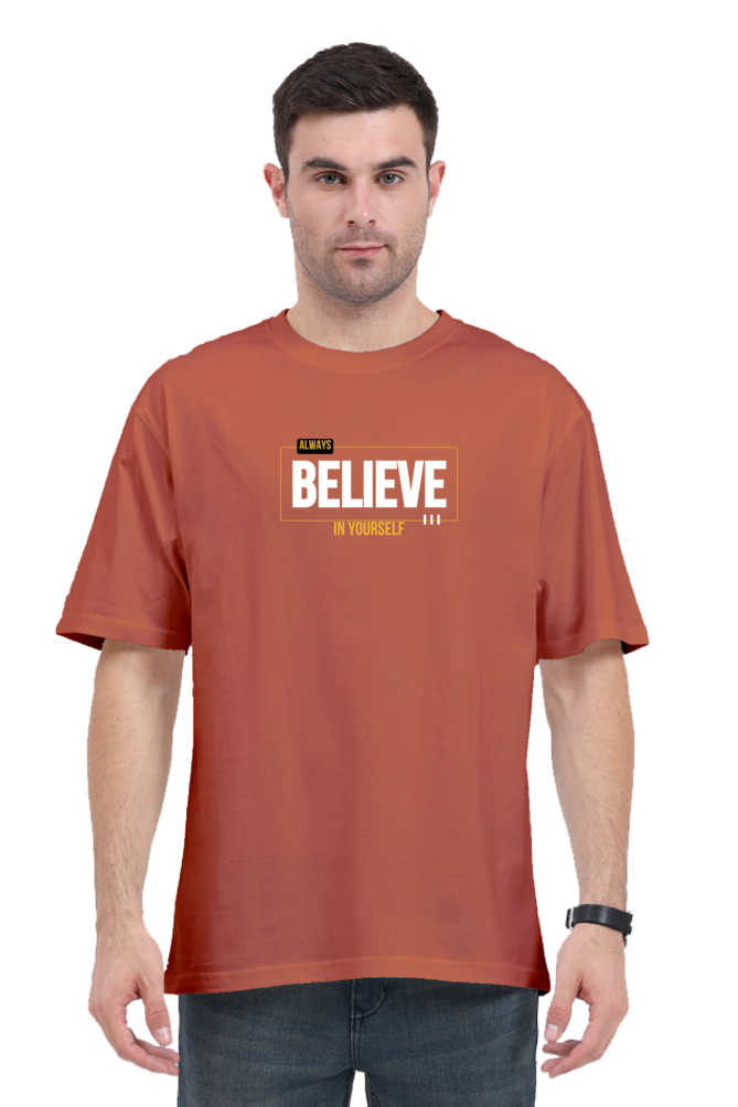 BELIEVE YOURSELF Oversized Classic T Shirt