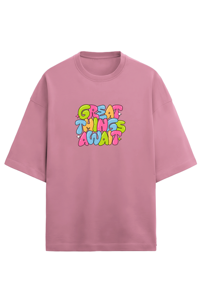 Gym Motivational Terry Oversized T-Shirt