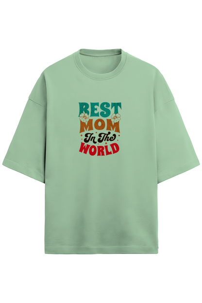 Best MOM Terry Oversized T-Shirt