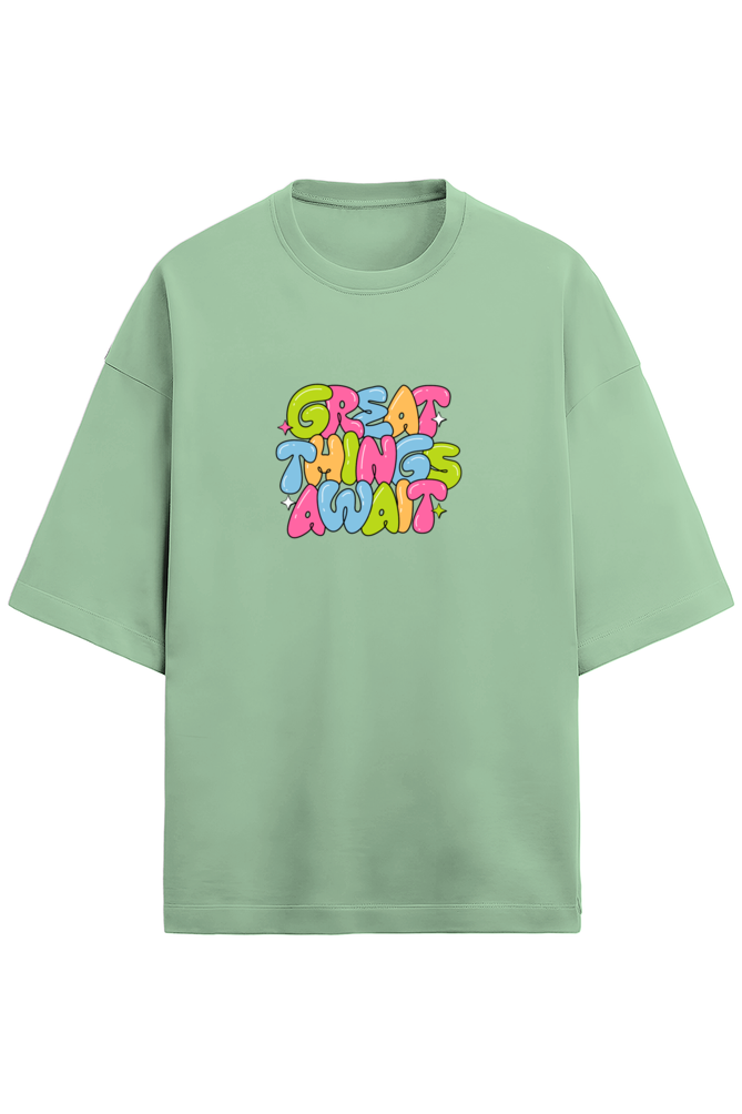 Gym Motivational Terry Oversized T-Shirt