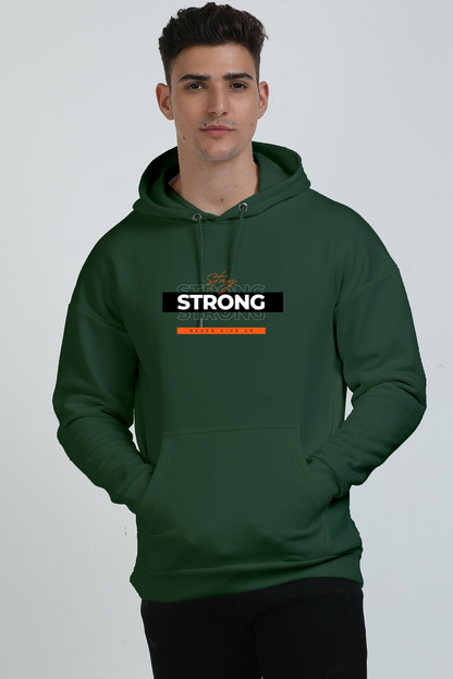 STAY STRONG Heavyweight Oversized Hooded Sweatshirt