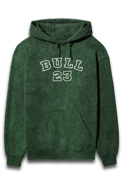 BULL Acid Wash Hooded Sweatshirts