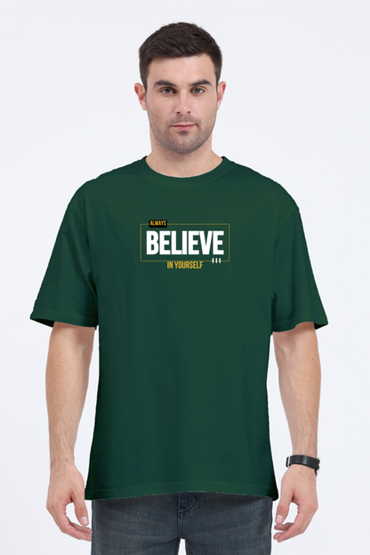 BELIEVE YOURSELF Oversized Classic T Shirt