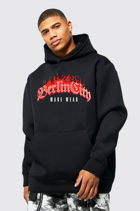 Berlin City Heavyweight Oversized Hooded Sweatshirt