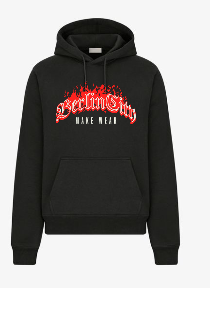 Berlin City Heavyweight Oversized Hooded Sweatshirt