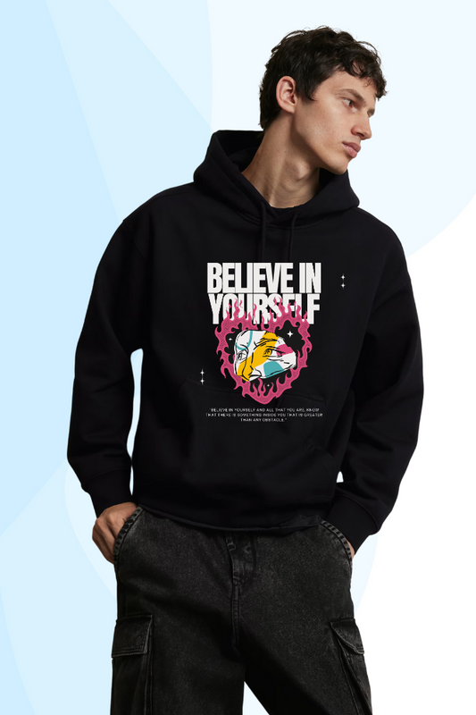 Believe in yourself Heavyweight Oversized Hooded Sweatshirt