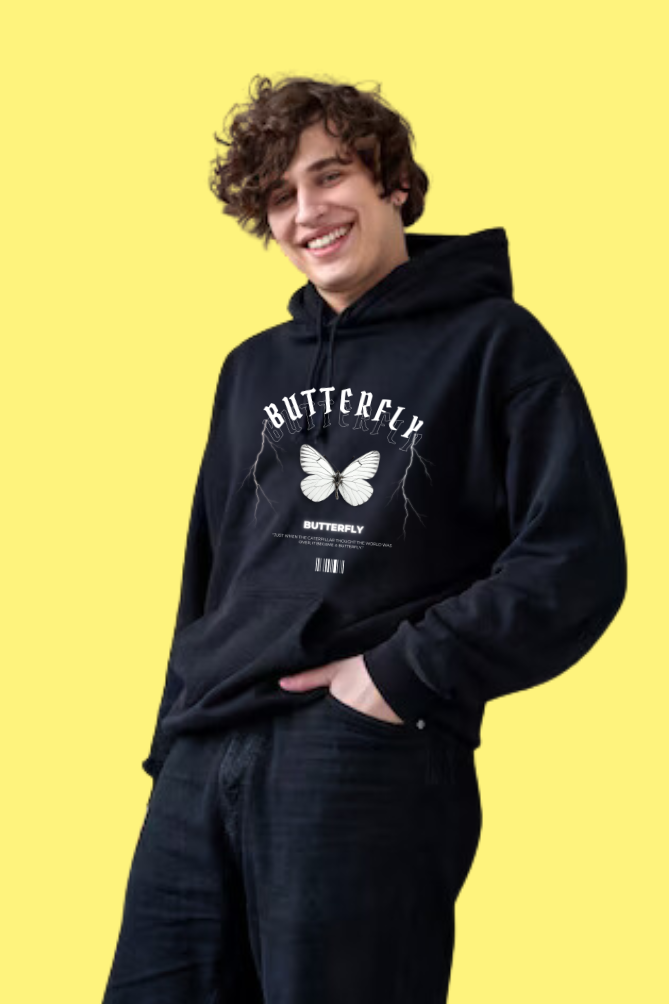 Butterfly Heavyweight Oversized Hooded Sweatshirt